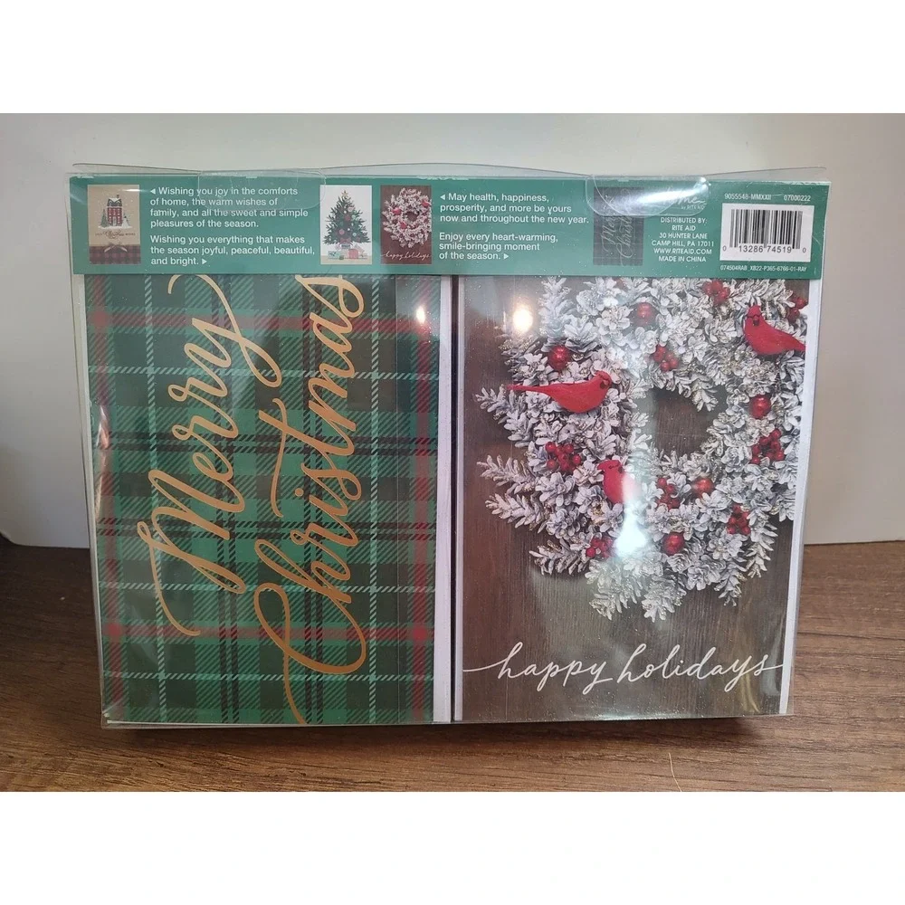 American Greetings Set of 32 Christmas Cards with envelopes Variety New Sealed